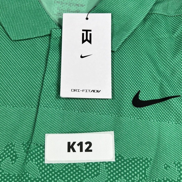NEW Nike Dri-FIT ADV Tiger Woods Golf Polo Stadium Green Men’s XL DR5327-324 - Picture 7 of 7